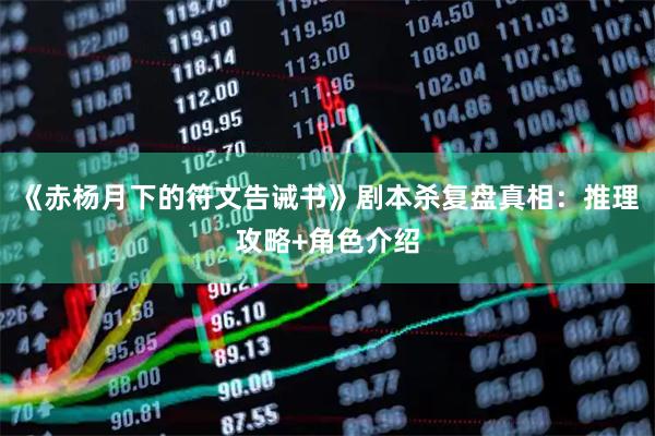 《赤杨月下的符文告诫书》剧本杀复盘真相：推理攻略+角色介绍